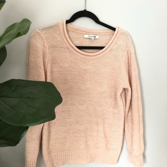 Forever 21 Luna Light Pink Sweater - Picture 4 of 7